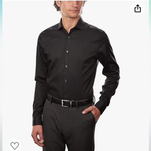Calvin Klein NWT Men’s Extreme Slim Fit Herringbone Shirt